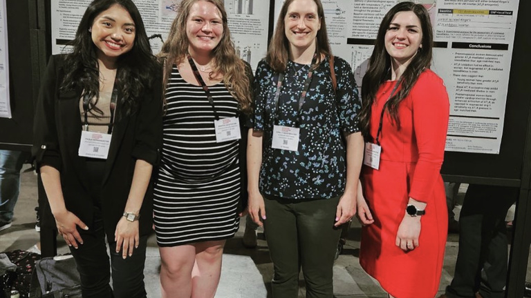 Microvascular Physiology Lab members attending the 2023 American Physiological Summit Annual Convention in Long Beach.